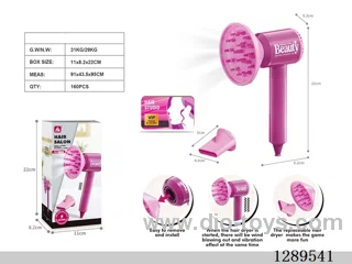 Hair Dryer Set (Electric; 2 AA batteries not included)