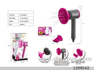 Hair Dryer Set (Electric; 2 AA batteries not included)