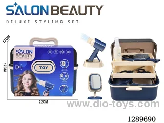 Hair Styling Set (15-PCS Set with Hair Dryer Nozzles and Makeup Mirror)