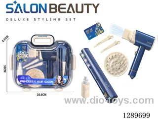 Hair Styling Set (Hair Dryer, Straightener, 9-PCS)