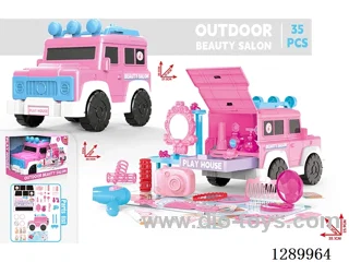 Dressing Table Set with Storage Cart, 35PCS