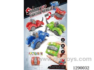 Dinosaur-Themed Transforming Spinning Car, 3 Colors