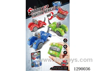 Dinosaur-Themed Transforming Spinning Car, 3 Colors