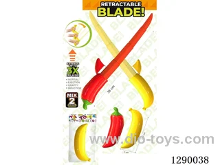 Banana/Chili Retractable Knife, Assorted 2 Styles