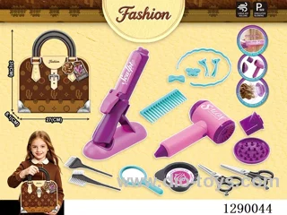 Hair Salon Hair Dryer, Straightener, and Accessories Set (18PCS) - Hair dryer not included battery; straightener included battery