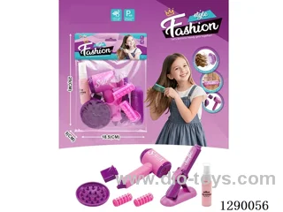 Hair Salon Hair Dryer, Straightener, and Accessories Set (9PCS) - Hair dryer not included battery; straightener included battery