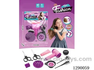 Hair Salon Hair Dryer, Straightener, and Accessories Set (10PCS) - not included battery