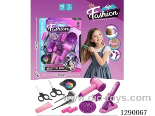 Hair Salon Hair Dryer and Straightener Set (14PCS) - Hair dryer not included battery; straightener included battery