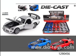 12pcs 1:32 pull back alloy car