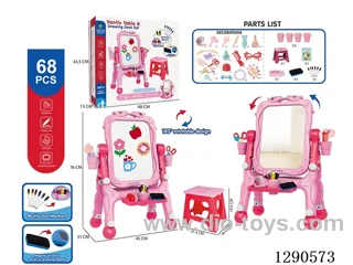 Vertical writing board/Dressing Table 2 in 1