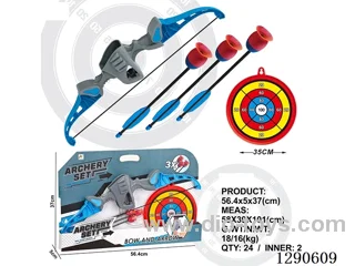 61.4 cm Bow with Arrows + Target
