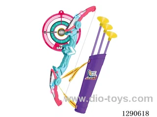 Folding Flashlight Bow and Arrow Set