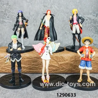 6-figure One Piece movie figurine set [optional] in opp bag