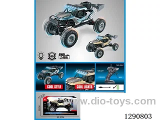 1:6 Die-Cast 4ch 4WD RC Rock Crawler with light 2 Colors included battery