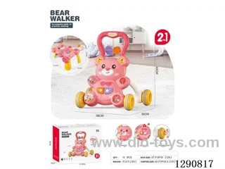 Bear 2-in-1 Walker (Red)