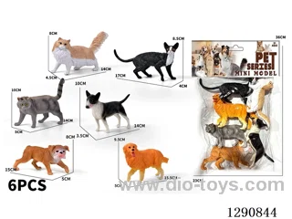 Pet Cats and Dogs, 6PCS