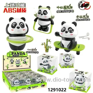 wind up panda toy in display box