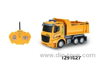 1: 18 RC 4CH Engineering truck toy in window box