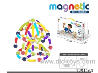 Telescoping Tube Building Blocks, 100PCS