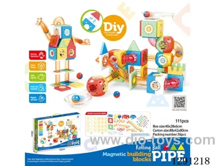 3-in-1 Magnetic Building Blocks, 111PCS