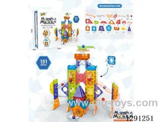 Geometric Magnetic Tiles 151PCS