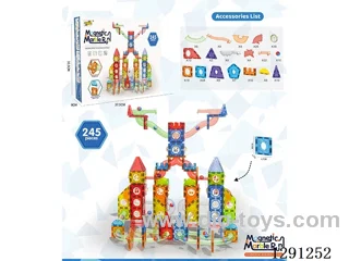 Geometric Magnetic Tiles 245PCS