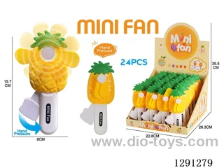 Small Hand-Press Fans, 24PCS
