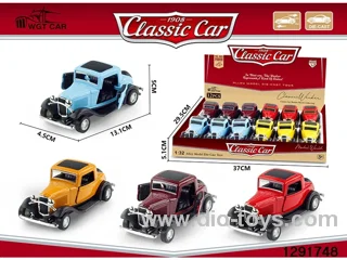 1:32 pull back metal car 12pcs in display box