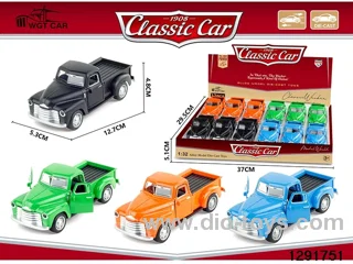 1:32 pull back metal car 12pcs in display box