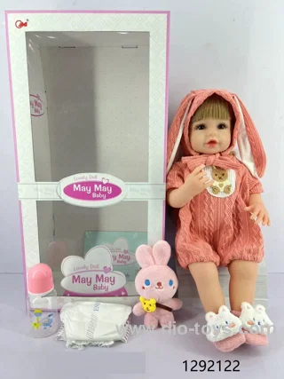 55cm reborn doll in window box