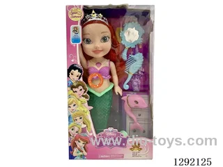 14 inch vinyl doll W L/M