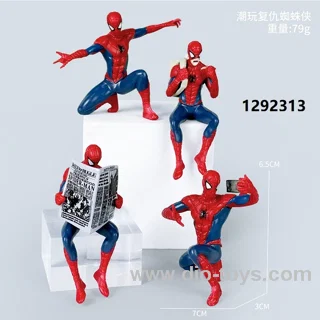 Advenger figure- Spiderman 4 styles in opp bag