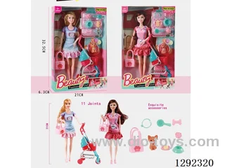 11-inch 11-Joint Barbie set 2 mixed