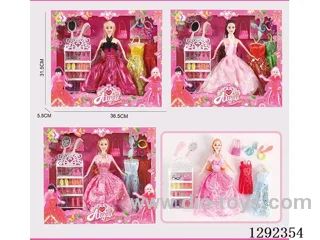 11 inch Solid-Body Barbie set 3 mixed