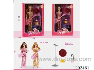 11-inch 11-Joint Doll Set, 2 Mixed
