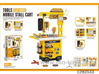 2-in-1 Tool Cart  W L/M + Writing Board (84PCS)