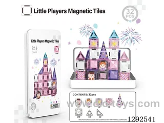 3.75CM Magnetic Tiles, 32PCS