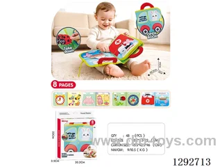 8-Panel Travel Tear-and-Peek Cloth Book