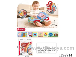 8-Panel Party Tear-and-Peek Cloth Book