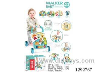 4-in-1 Electronic Keyboard Walker (Blue)