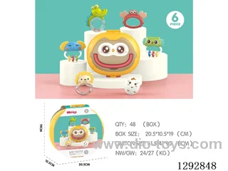 Hand-Crank Rattles (6PCS)