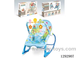 Electric Vibrating Musical Rocking Chair / Blue