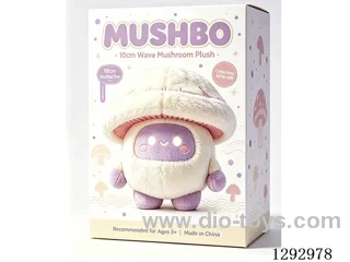 Denpa Mushroom Plush Keychain, 10 cm