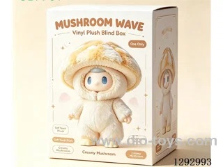 Denpa Mushroom Vinyl Plush Keychain, 10 cm