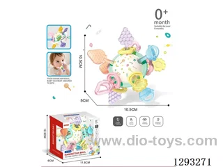 Baby Manhattan Grab Ball / Soft Silicone Teething Ball
