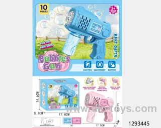 10-hole bubble gun（include 3.7V battery）