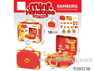 Hamburger Storage Handbag 18PCS