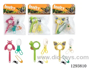 Educational Observation Clips and Magnifying Glass Set