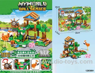 Puzzle Building Blocks Block Land 444+PCS