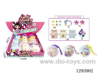 Crystal Clear Ball Girl Gift Set - Random Assortment, 9PCS